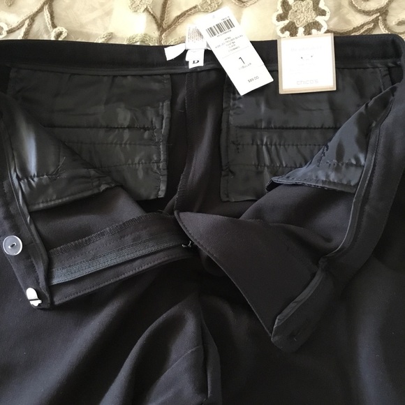 Chico’s METRO WIDE-LEG TROUSER PANTS - Picture 12 of 16